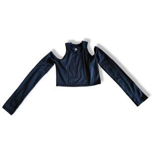 BEAT Outdoor Gear Lola Top Md Black Polyester Spandex Surf Yoga Running Stretchy